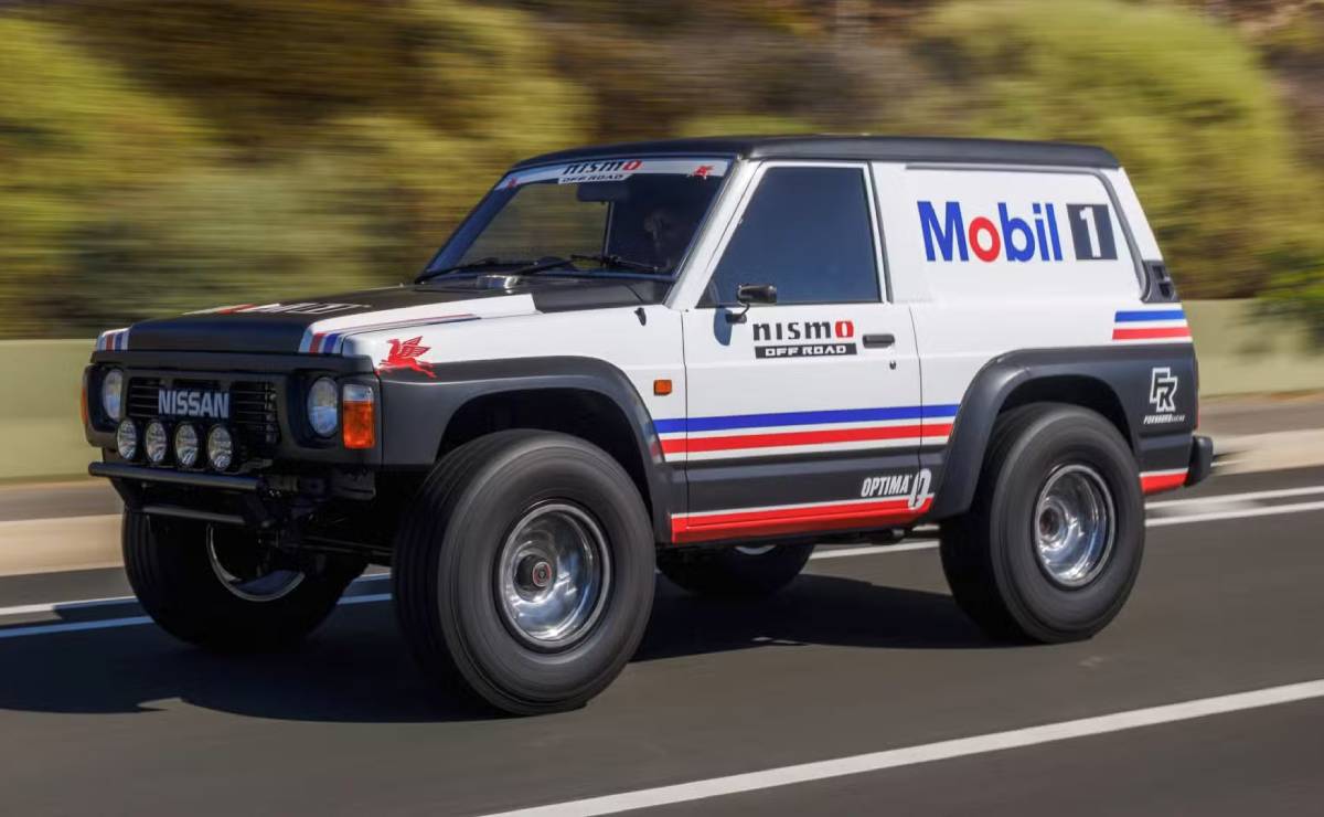 Nissan presenta un SUV inspirado en un clásico de los años 90 que supera los 1000 CV 3 Nissan Patrol 1990 accion