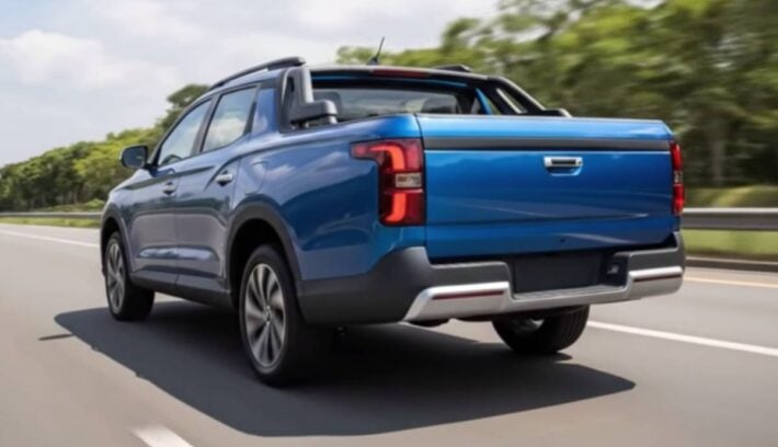 Se viene una nueva pick up compacta que promete interesantes prestaciones para liderar el segmento 1 Pick up BYD anti toro trasera