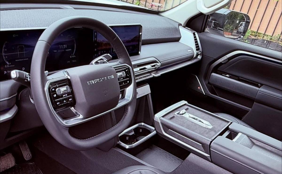 Esta avanzada pick up es superior a Toyota Hilux y se vende a un precio más bajo 6 Pick up Maxus T90 interior