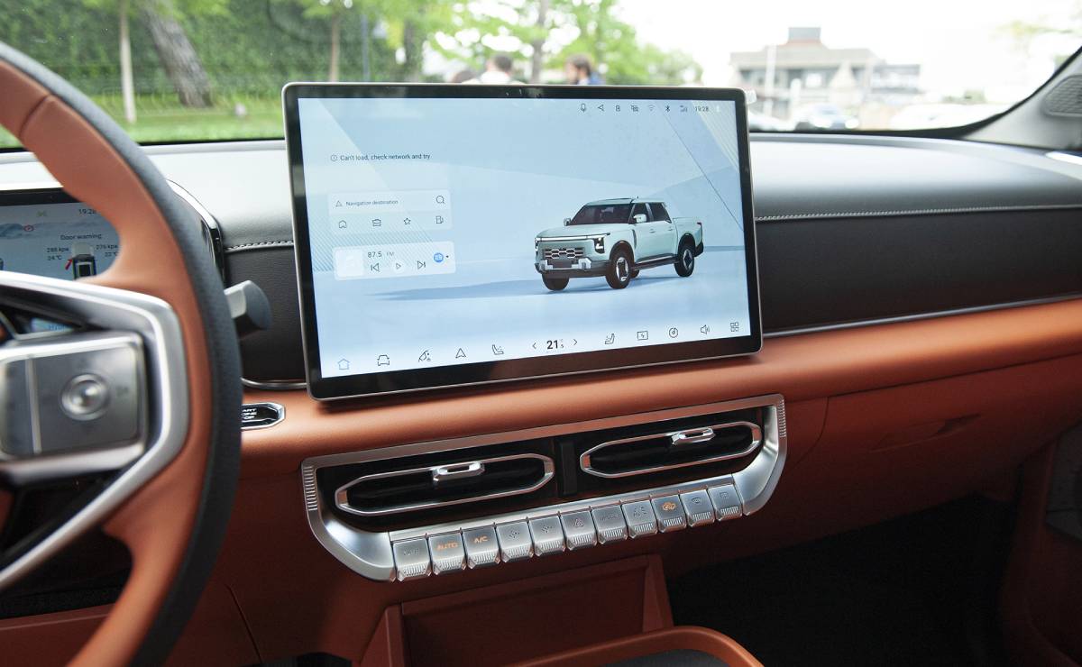 Pick up Santana 400 interior