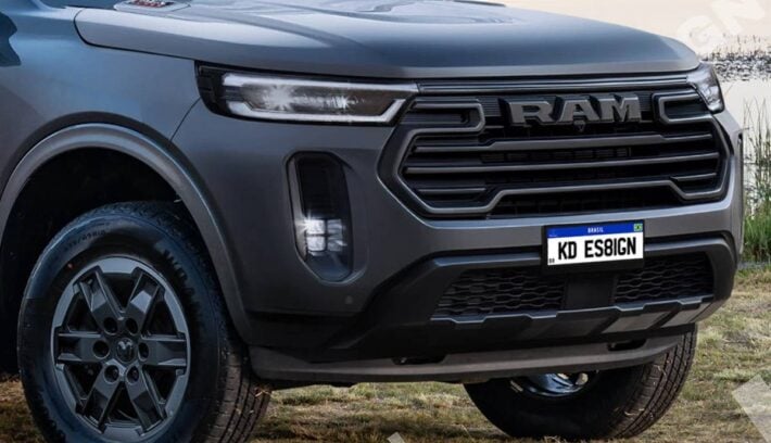 RAM Dakota SUV teaser