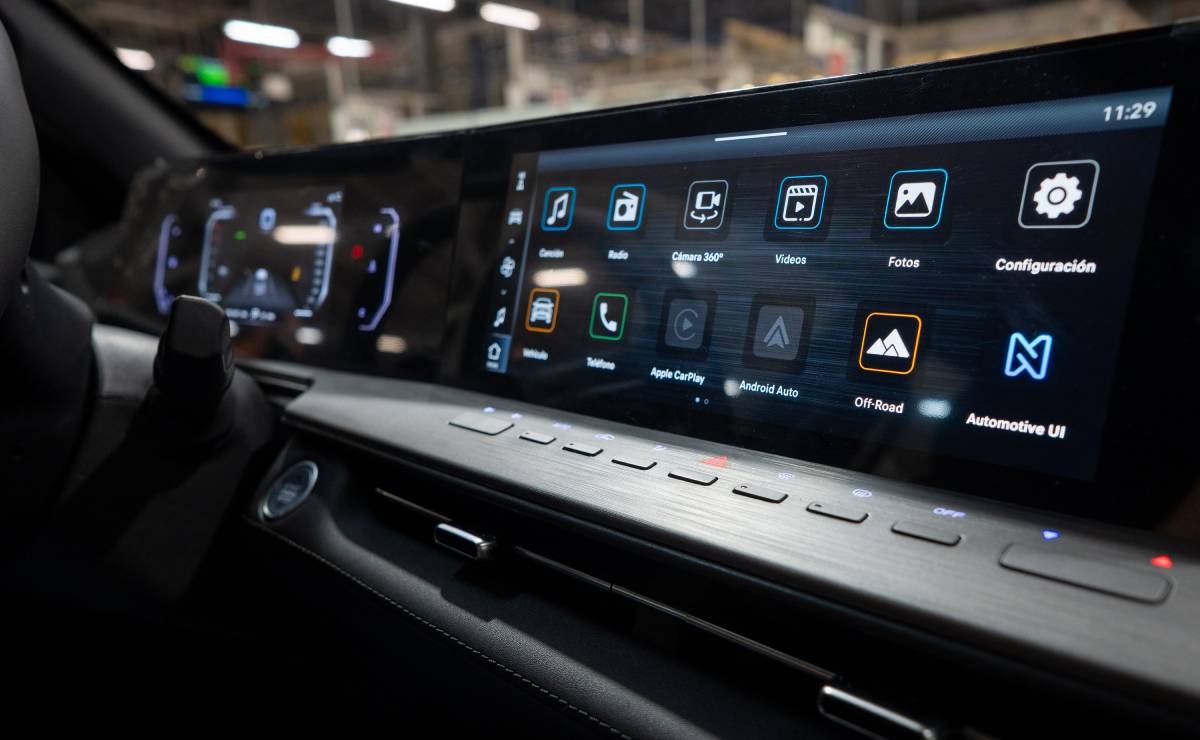 RAM Dakota pantalla