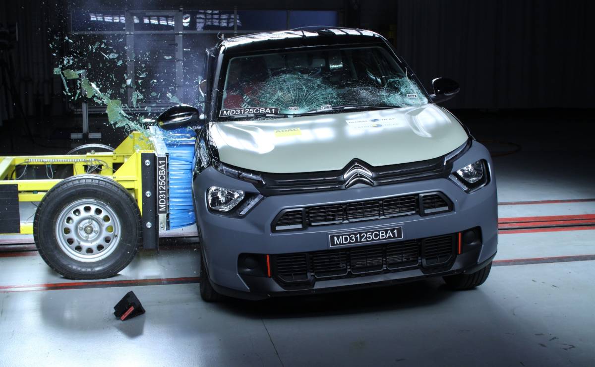 SUV Citroen Basalt pruebas de choque 1