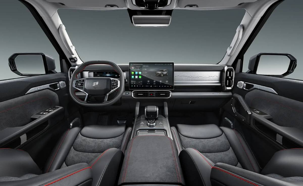 SUV Jetour T2 lanzamiento interior