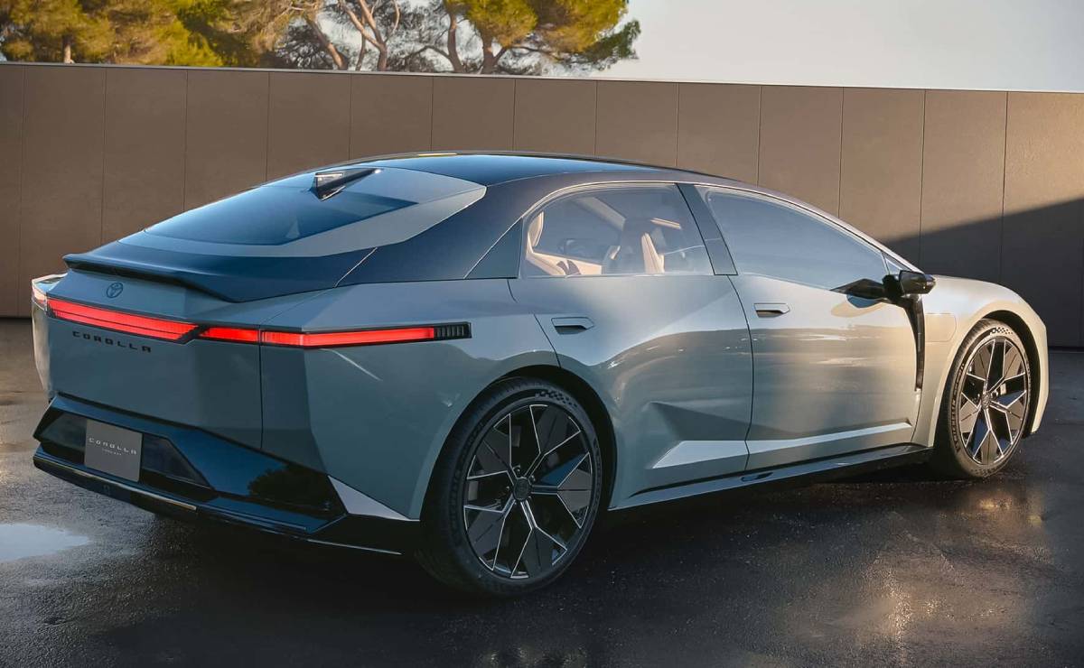 Toyota anticipó la nueva generación del Corolla: cómo será la evolución del sedán más vendido 5 Toyota Corolla Concept 2026 trasera