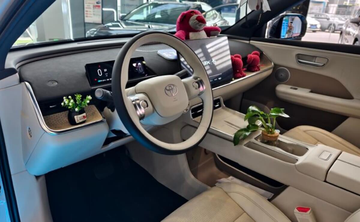 Toyota bZ3X RHD interior
