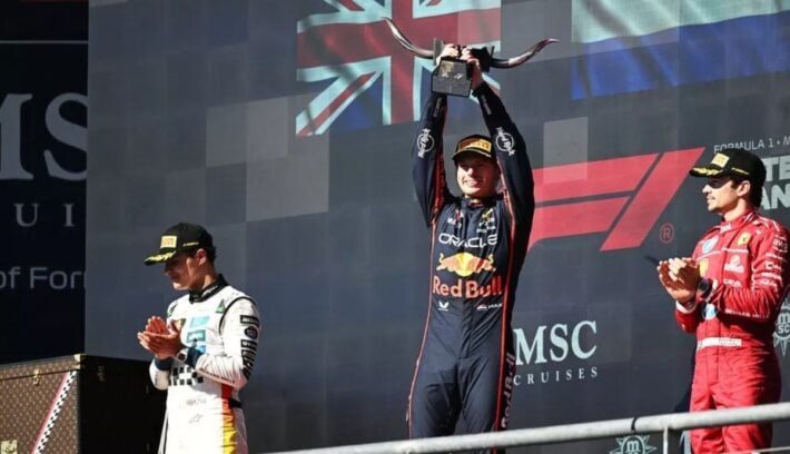 ¿Qué debe ocurrir para que Max Verstappen salga campeón de la F1 2025? 1 Max Verstappen ganador del GP de Estados Unidos de F1