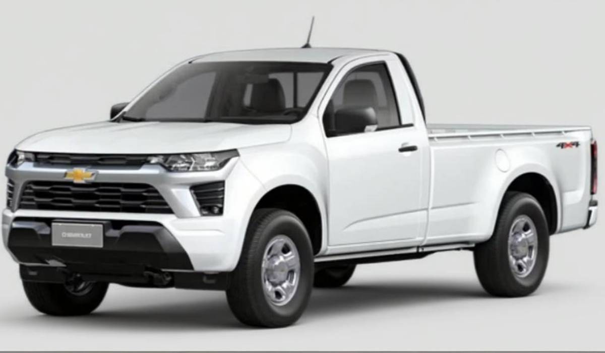 Chevrolet presentó la versión más barata de su pick up para competir contra Hilux: qué precio tiene 4 Chevrolet S10 WorkTruck cabina simple lanzamiento frente 1