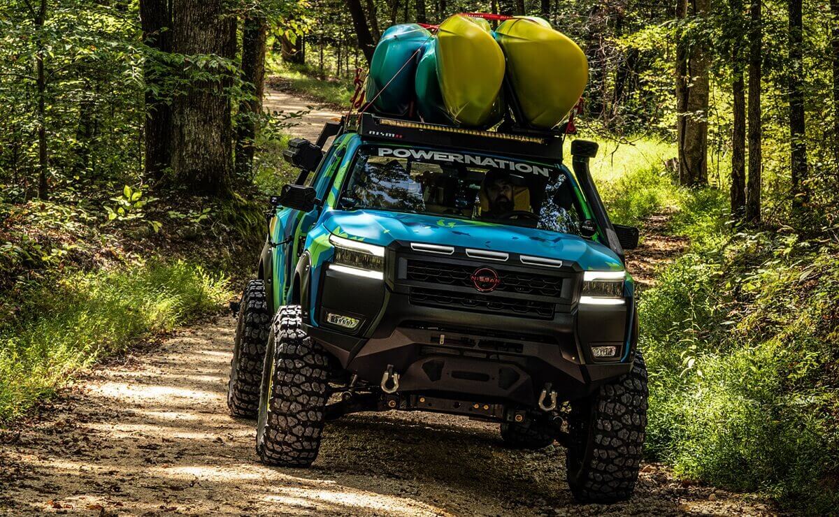 Nissan y otra versión exclusiva de la Frontier, con 310 CV y cosas inéditas para una pick up 4 Nissan Frontier Rapid Runner perfil