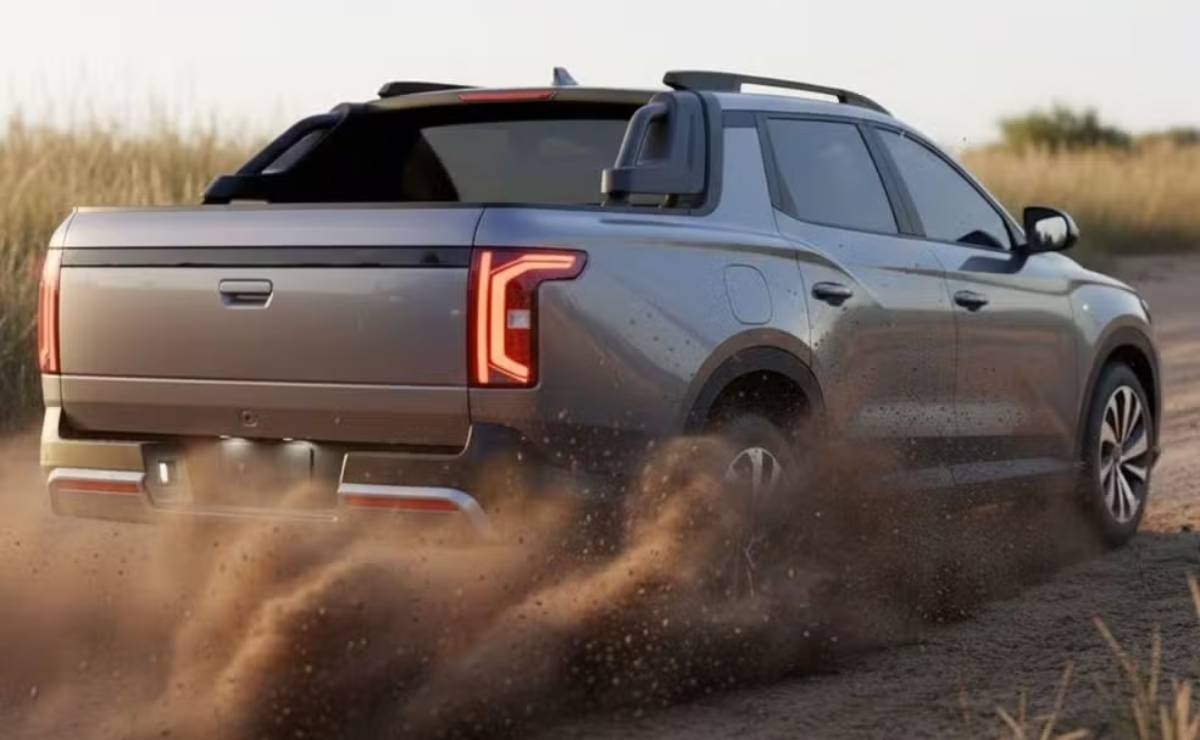 Pick up BYD accion trasera