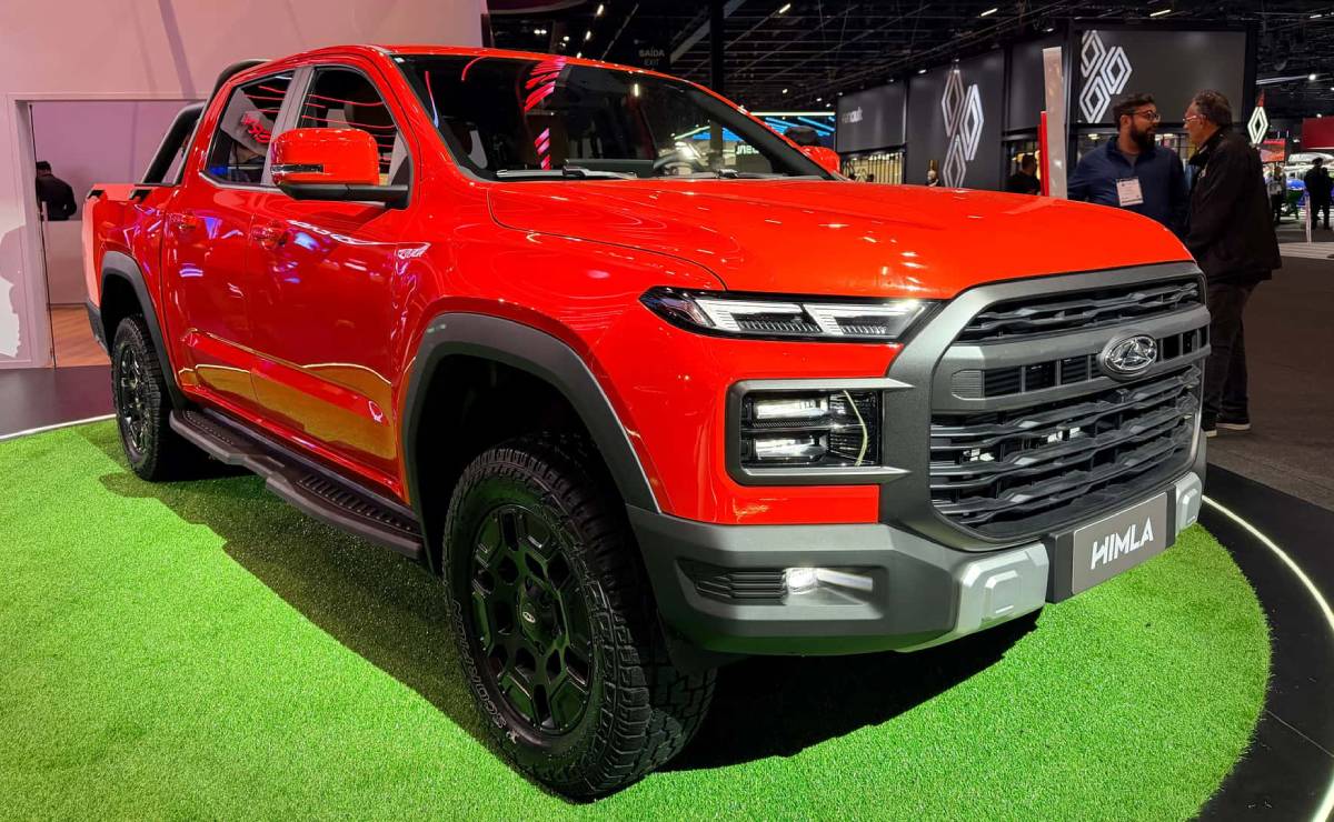 Una nueva pick up china podría llegar a la región para competir contra Toyota Hilux y Ford Ranger 3 Pick up Chery Himla frente 3