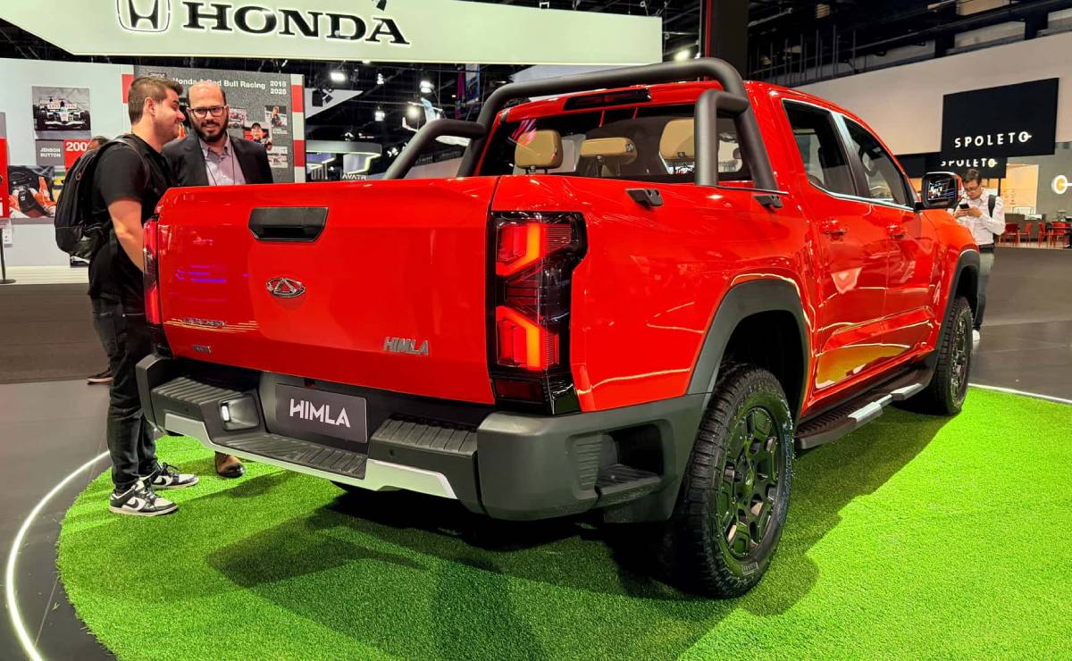 Una nueva pick up china podría llegar a la región para competir contra Toyota Hilux y Ford Ranger 2 Pick up Chery Himla trasera 2