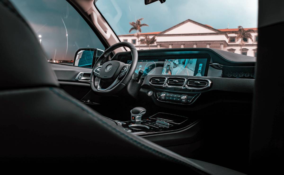 Esta nueva pick up china desafía a la Toyota Hilux con un precio más bajo 5 Pick up Foton Tunland G9 interior