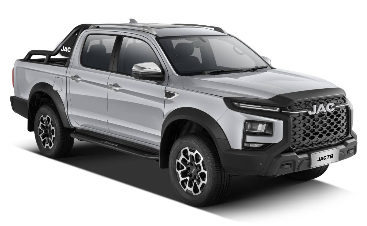 Llegó una nueva pick up al segmento mediano y es más barata que Hilux y Ranger 2 Pick up JAC T9 lanzamiento frente