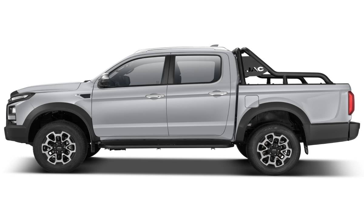 Llegó una nueva pick up al segmento mediano y es más barata que Hilux y Ranger 1 Pick up JAC T9 lanzamiento perfil