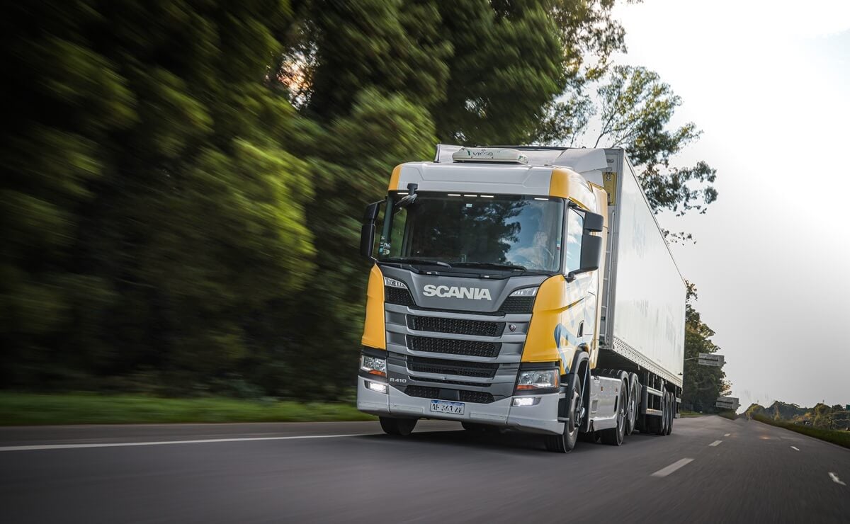 Scania potencia el transporte de frutas con camiones a GNC 1 Scania y sus nuevos camiones a GNC