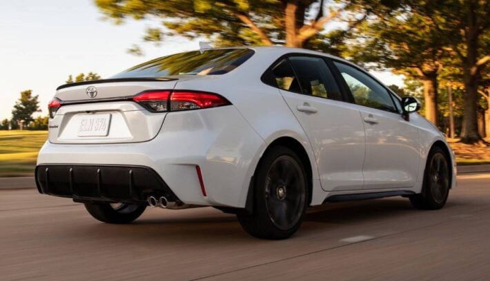 Toyota Corolla 2026 trasera