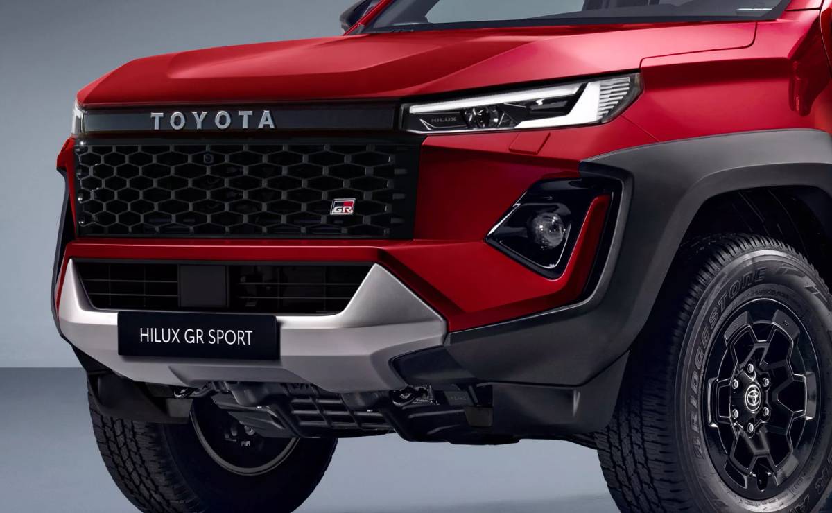 Anticipan como podría ser la versión deportiva de la nueva Toyota Hilux 1 Toyota Hilux GR Sport 2026 teaser 1
