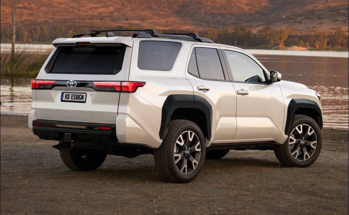 Anticipan cómo sería el SUV derivado de la Toyota Hilux para competir contra Ford Everest 4 Toyota SW4 2026 trasera
