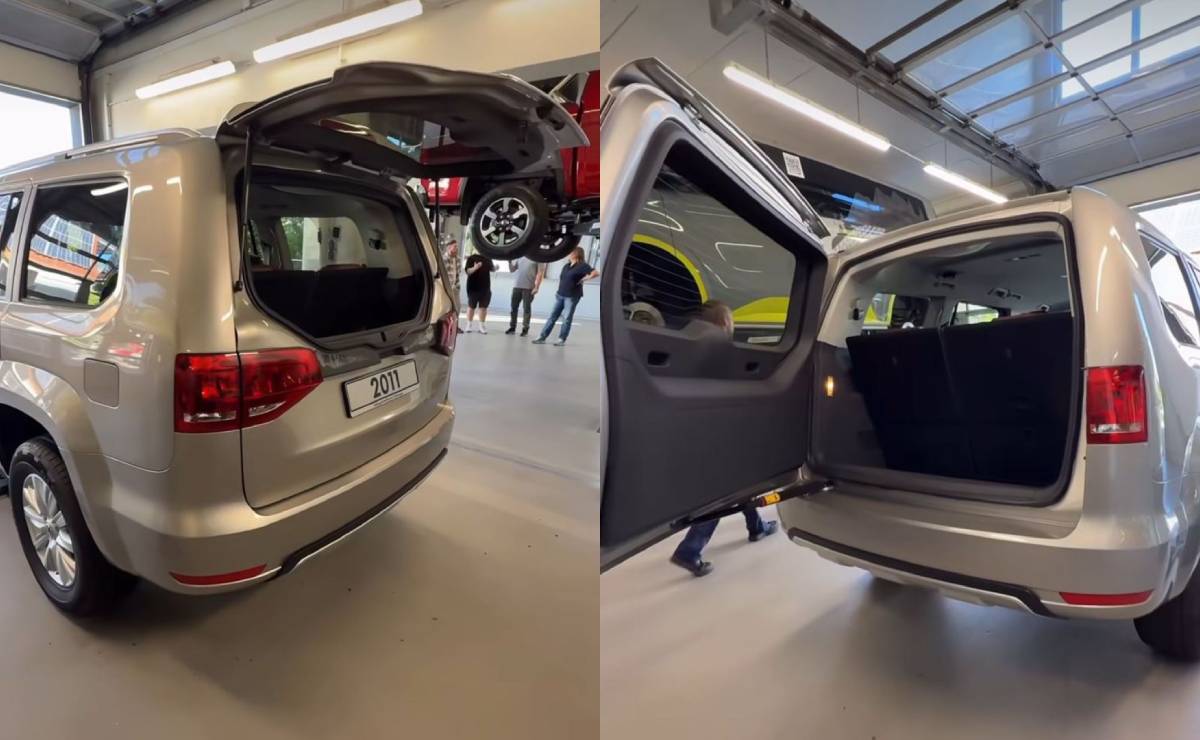 Volkswagen Amarok SUV siete asientos baul