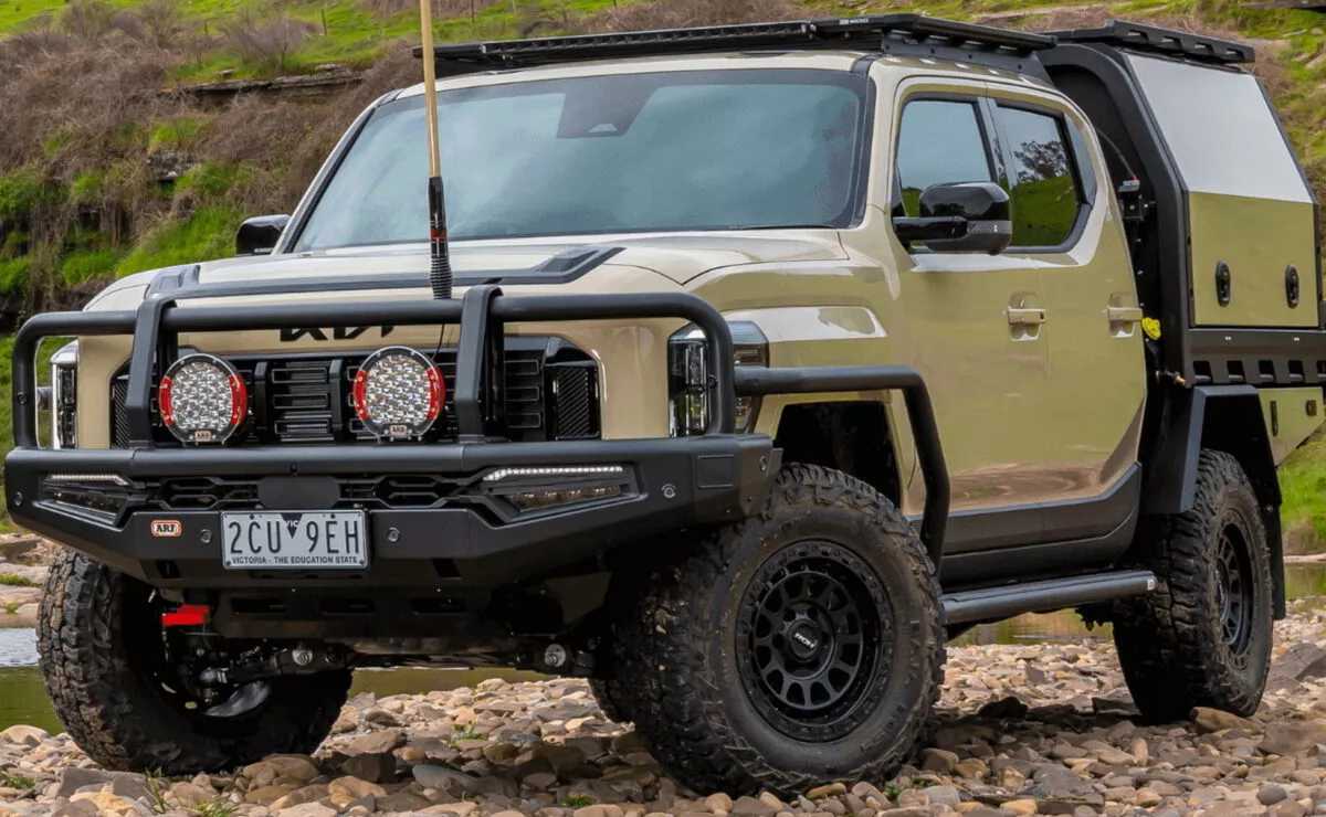 La polémica pick up asiática que compite contra Hilux y Ranger tiene una versión aún más picante 2 Pick up Kia Tasman ARB