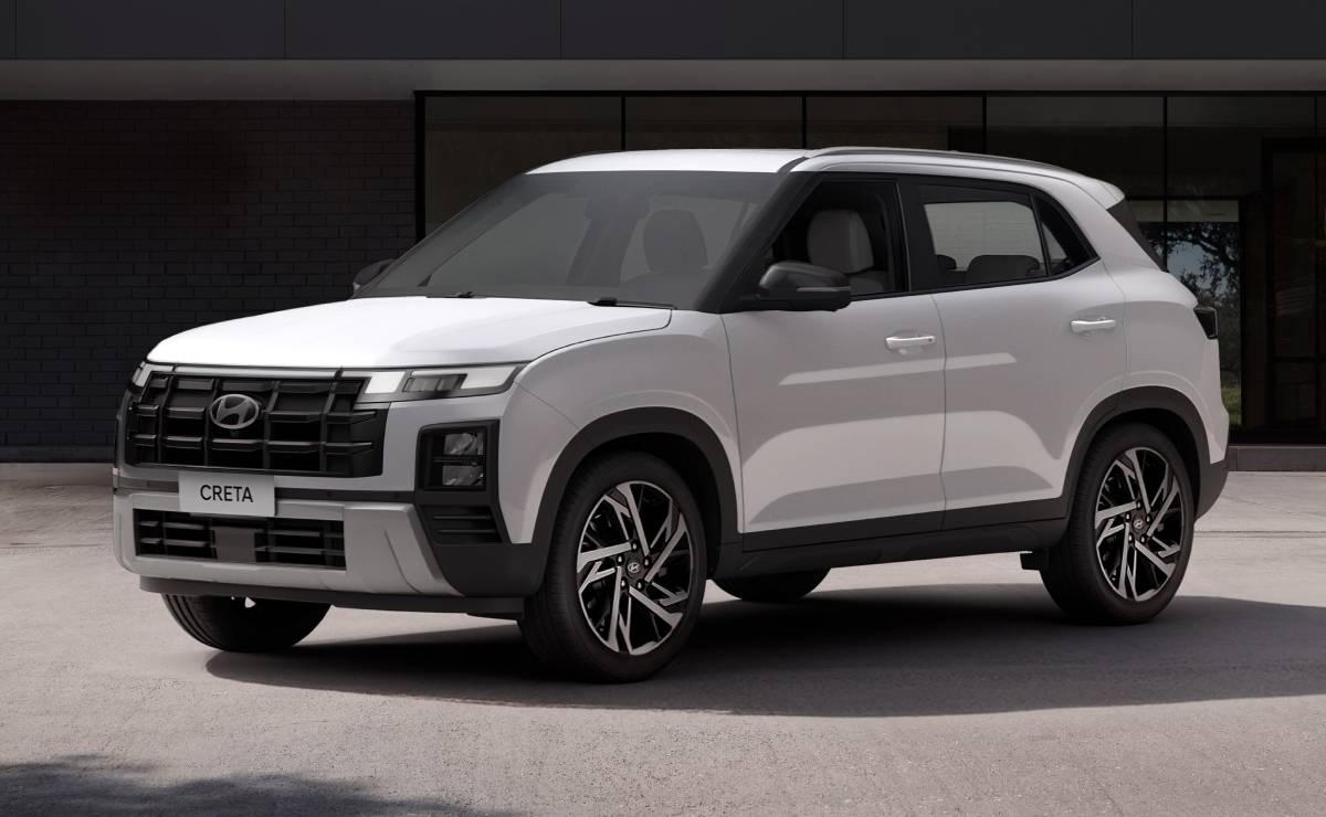 El SUV que compite en el segmento de Chevrolet Tracker sumó una versión entrada de gama 2 Hyundai Creta Safety lanzamiento frente