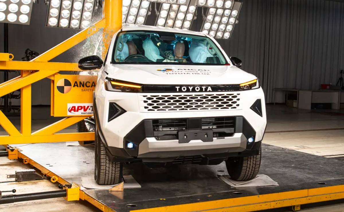 Nueva Toyota Hilux prueba de choque 1