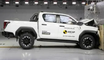 Nueva Toyota Hilux prueba de choque