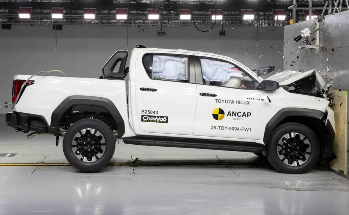 Nueva Toyota Hilux prueba de choque