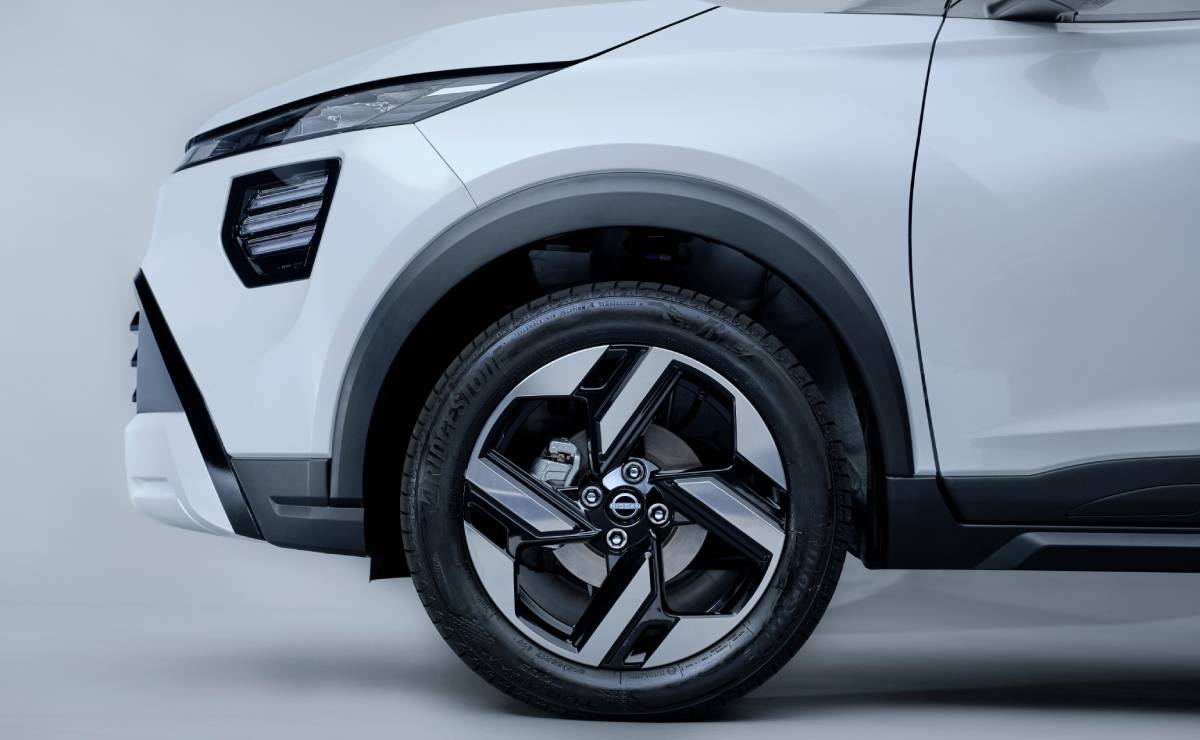 Nissan presentó un nuevo SUV que será más barato que Kicks: cuándo se lanza al mercado 5 Nuevo Nissan Kait llanta