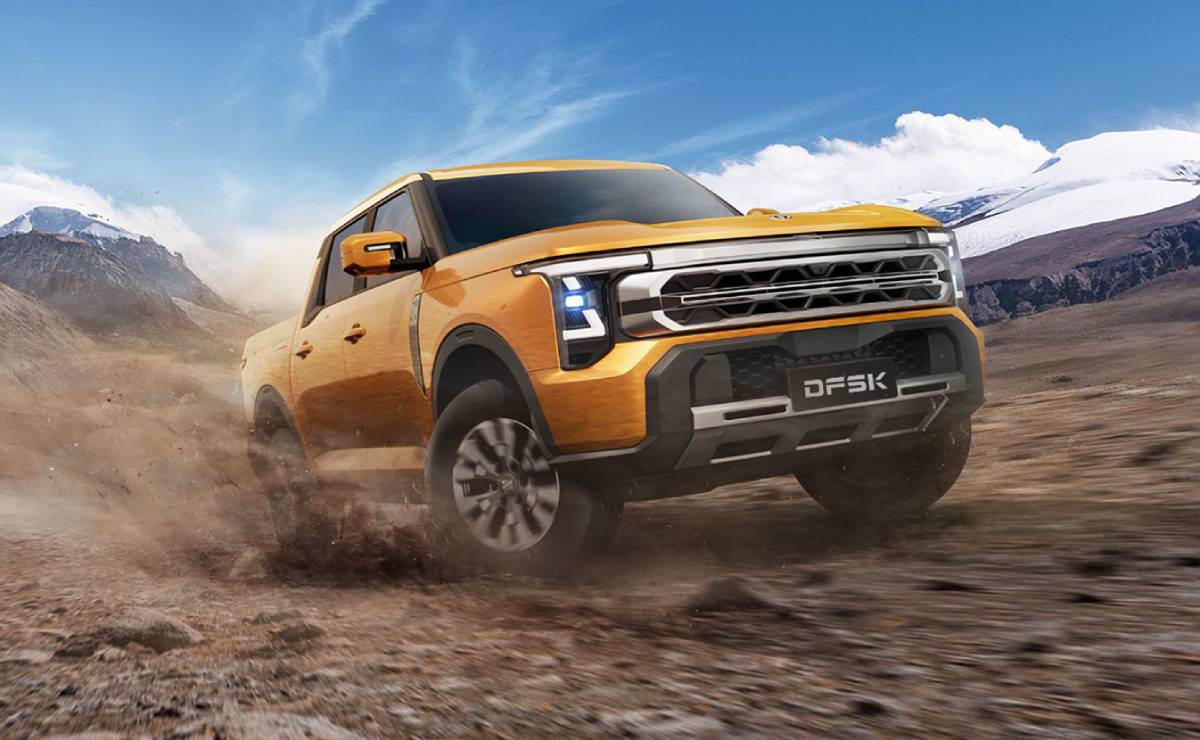 Menos de 20.000 dólares: esta pick up china llega a la región para superar a la Hilux 6 Pick up DFSK Z9 accion 1