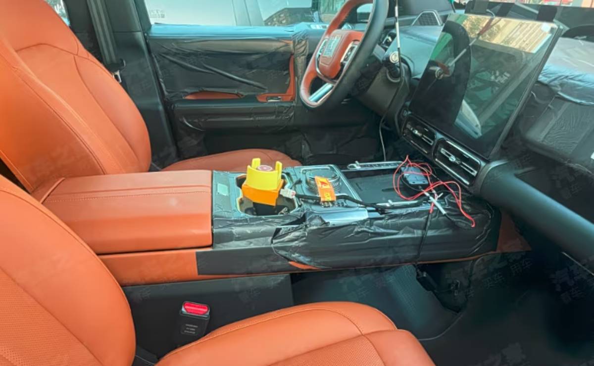 Pick up Jetour F700 interior