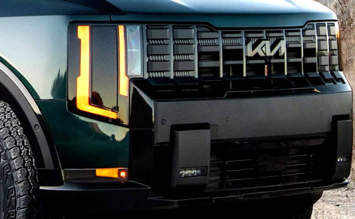 Diseño renovado para una de las pick ups más polémicas: ¿será suficiente para complicar a Hilux y Ranger? 1 Pick up Kia Mohave teaser