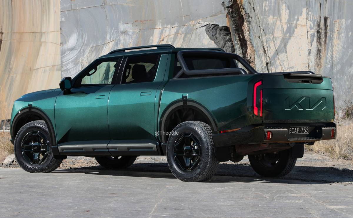 Diseño renovado para una de las pick ups más polémicas: ¿será suficiente para complicar a Hilux y Ranger? 6 Pick up Kia Mohave trasera