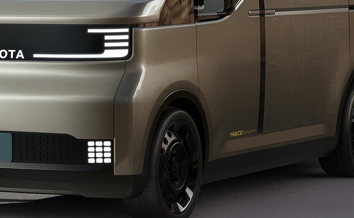 Diseño futurista, versatilidad total y estos cambios: Toyota presentó su renovada van 1 Hiace Concept, la van futurista de Toyota
