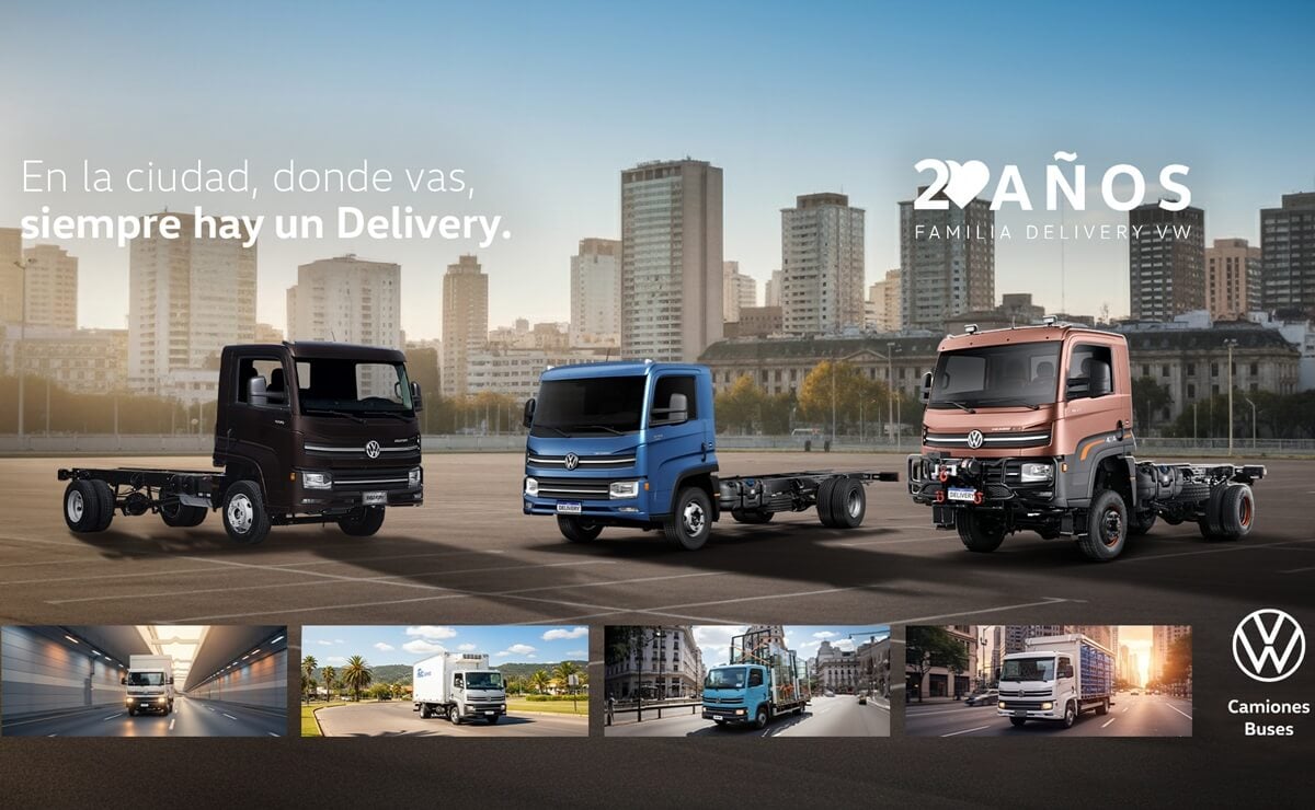 Volkswagen Camiones y Buses y los 20 años de la familia Delivery