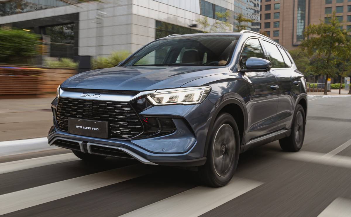 BYD Song Pro accion