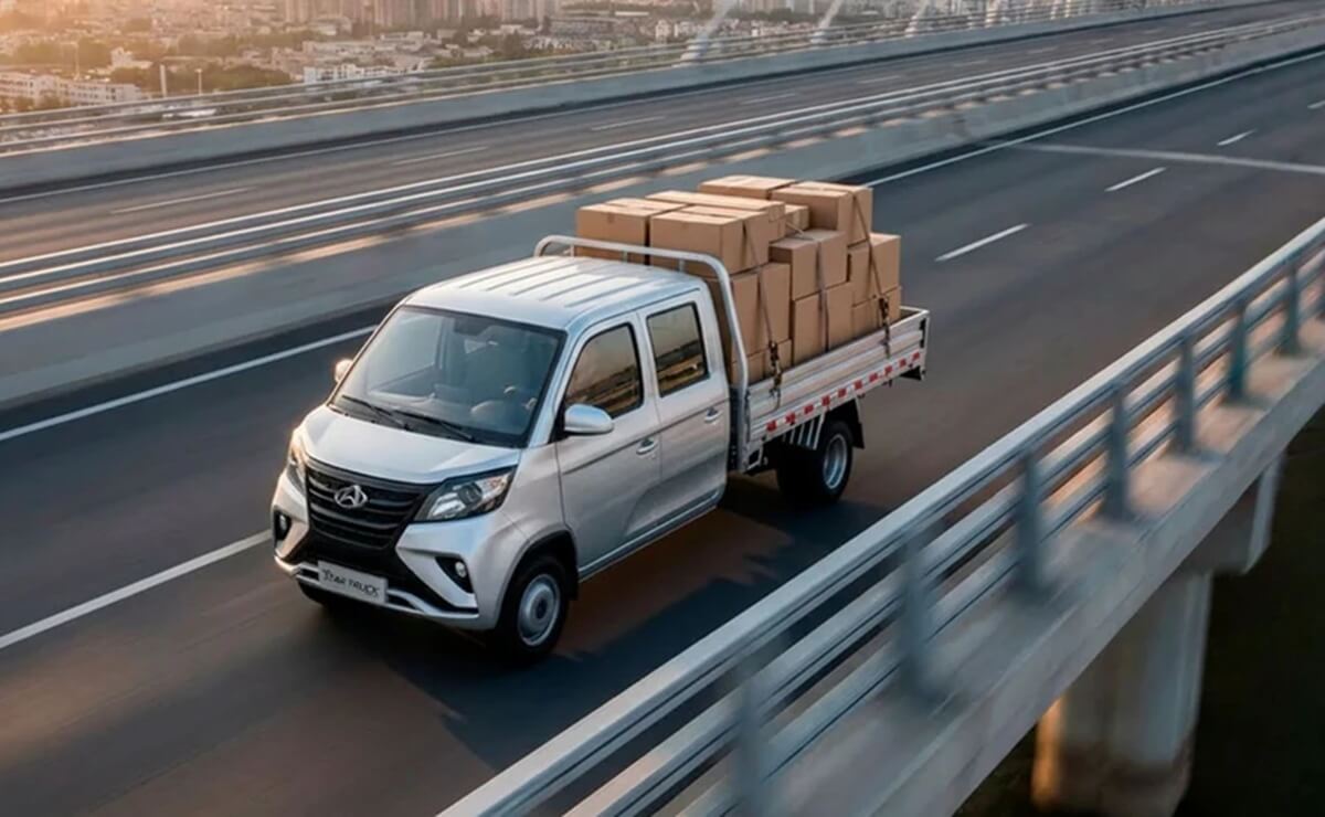 Changan StarTruck Doble Cabina en accion