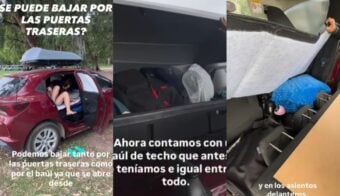 Chevrolet Onix LS como motorhome o furgoneta