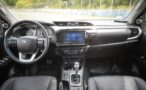 Interior de la Toyota Hilux