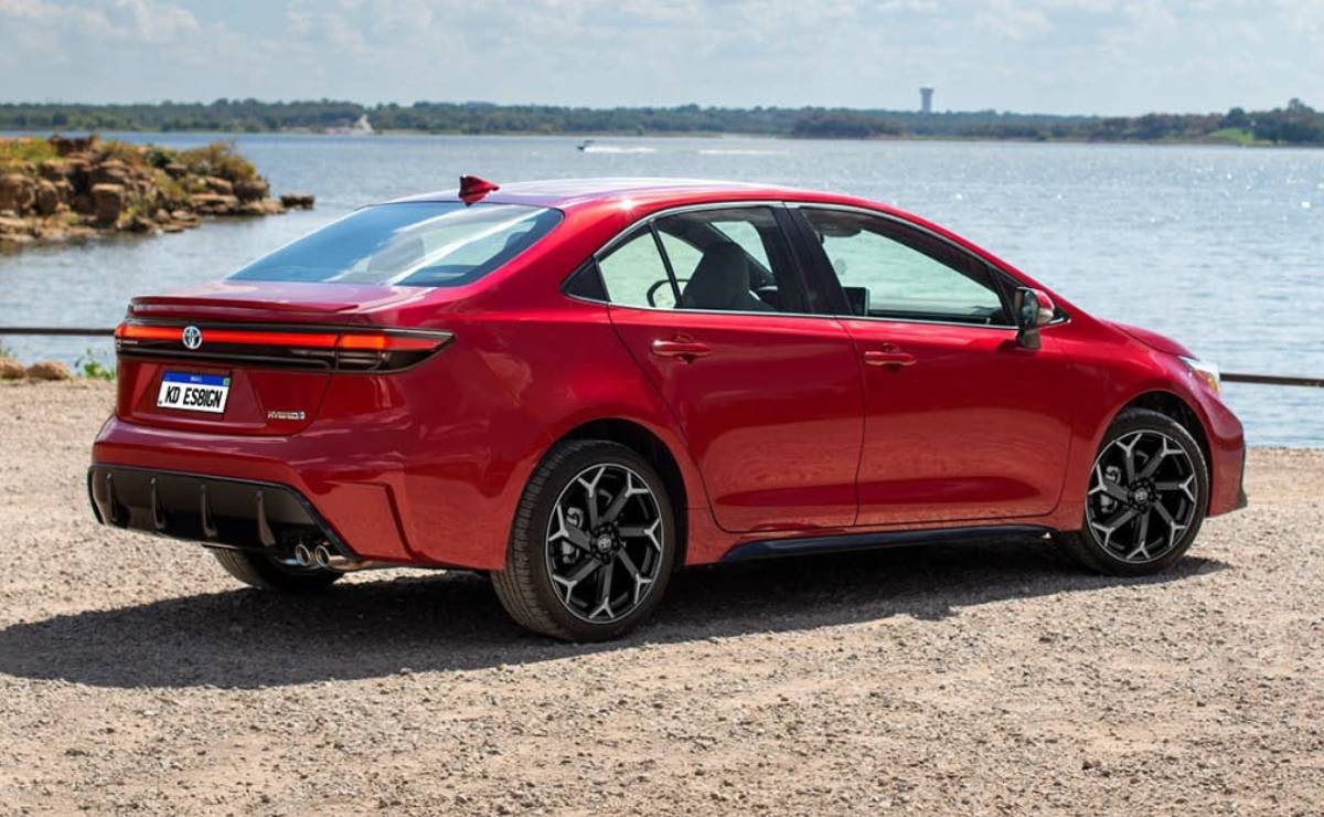Nuevo Toyota Corolla 2027 trasera