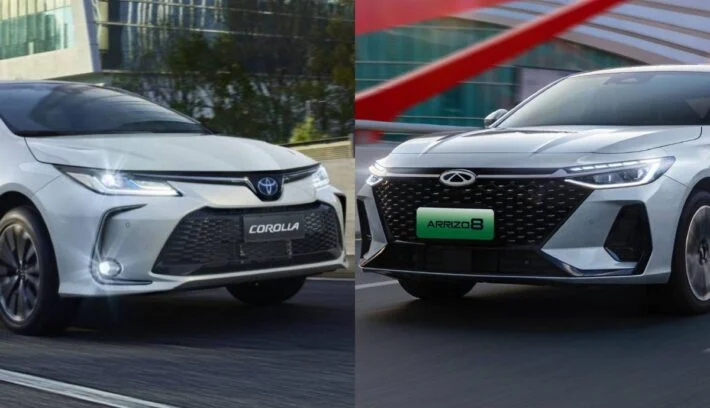Toyota Corolla vs Chery Arrizo 8