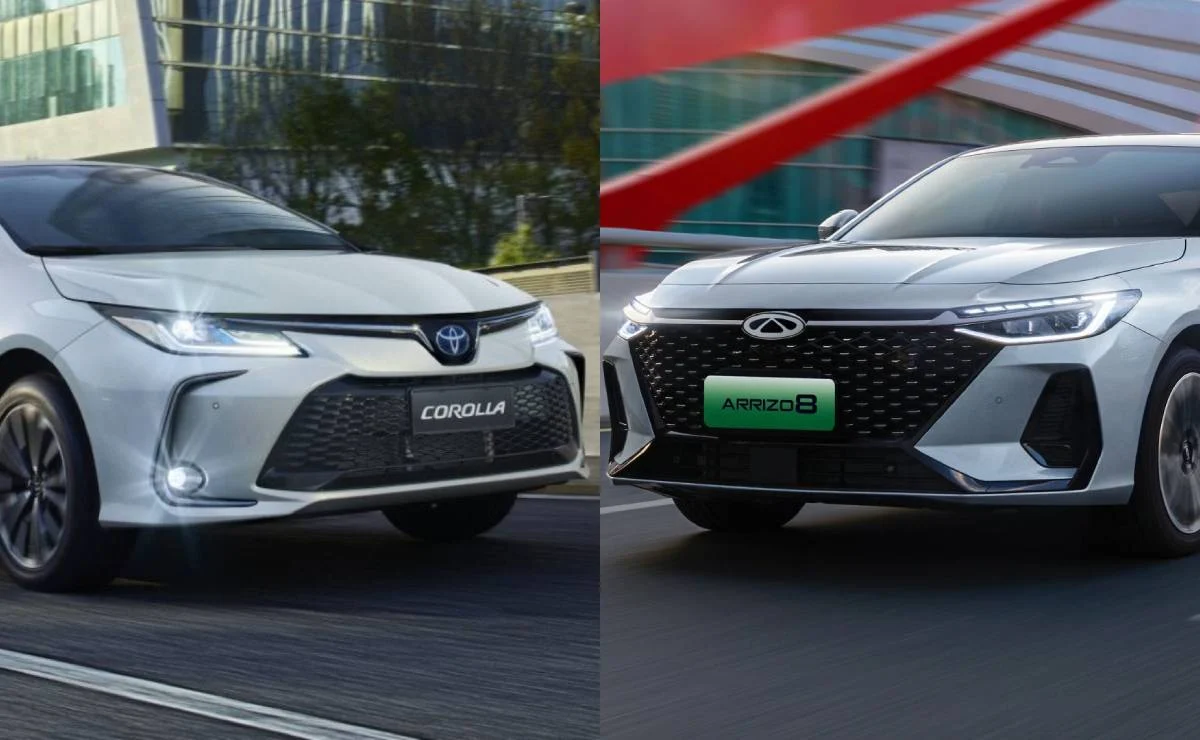 Toyota Corolla vs Chery Arrizo 8