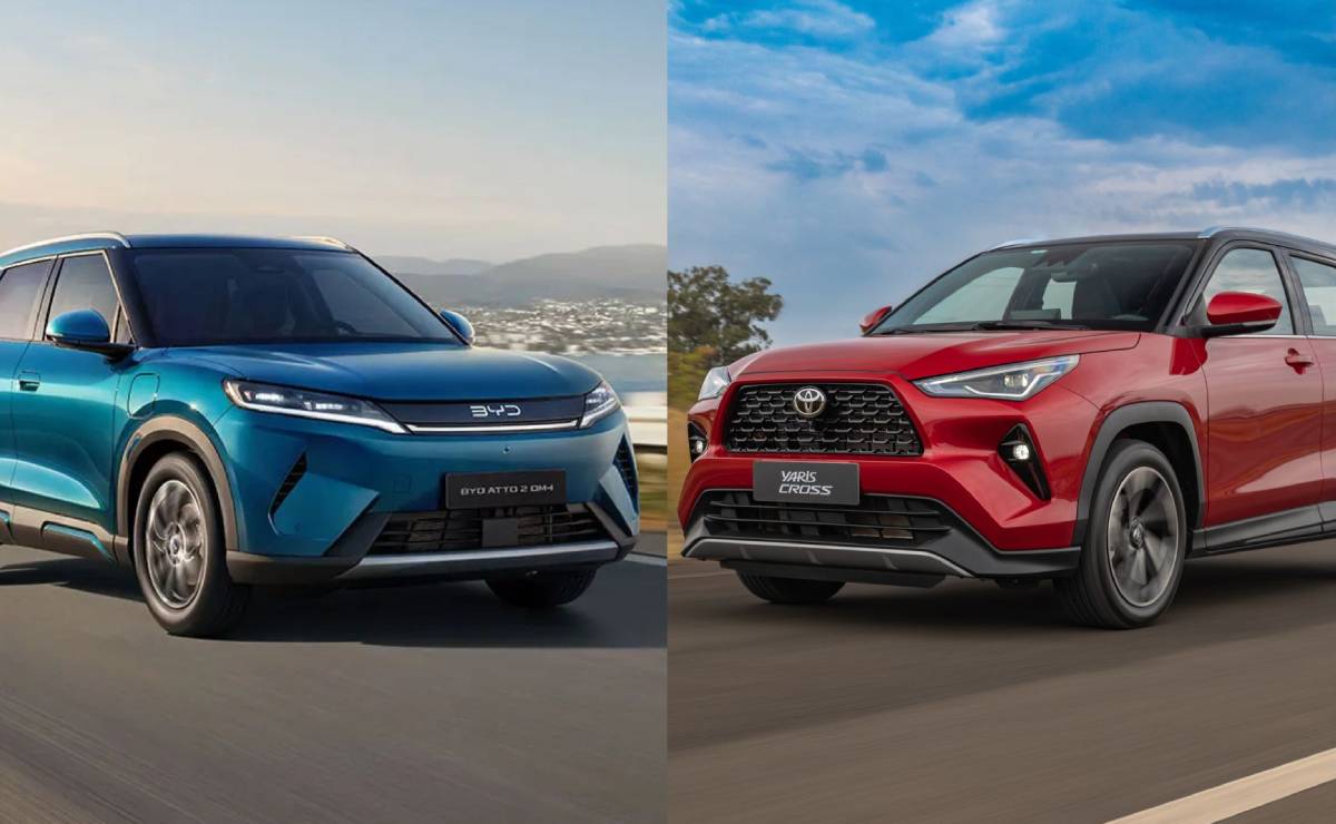 BYD Atto 2 vs Toyota Yaris Cross