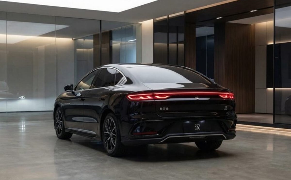 BYD Linghui e9 EV zona trasera