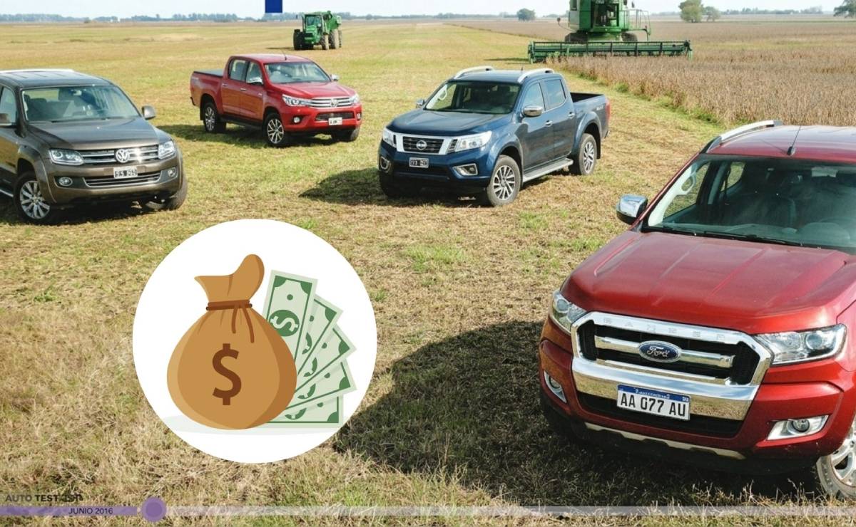 Cuanto costaban las pick ups mas vendidas del mercado hace 10 anos