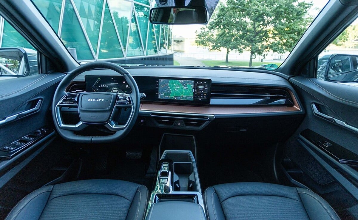 KMG Musso EVX interior