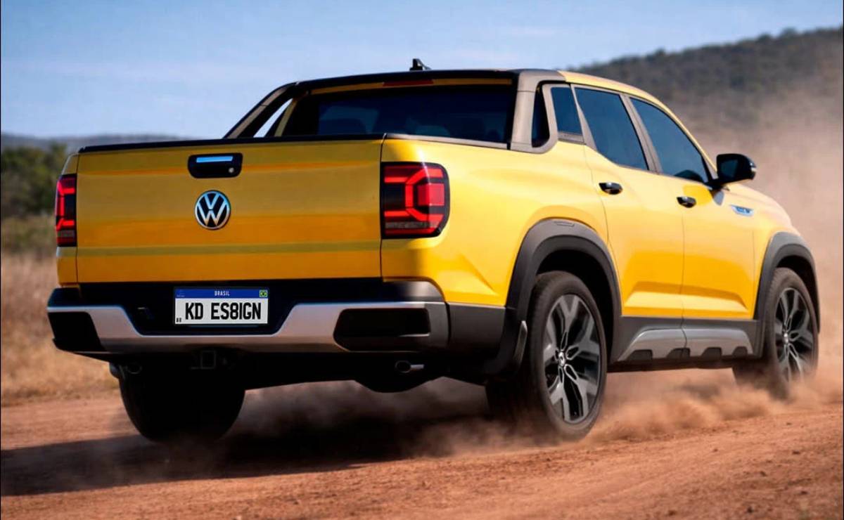 Pick up Volkswagen Tukan accion trasera