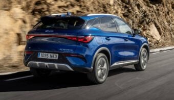 SUV BYD ATTO 3 EVO trasera accion