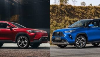 Toyota Corolla Cross base vs Yaris Cross full
